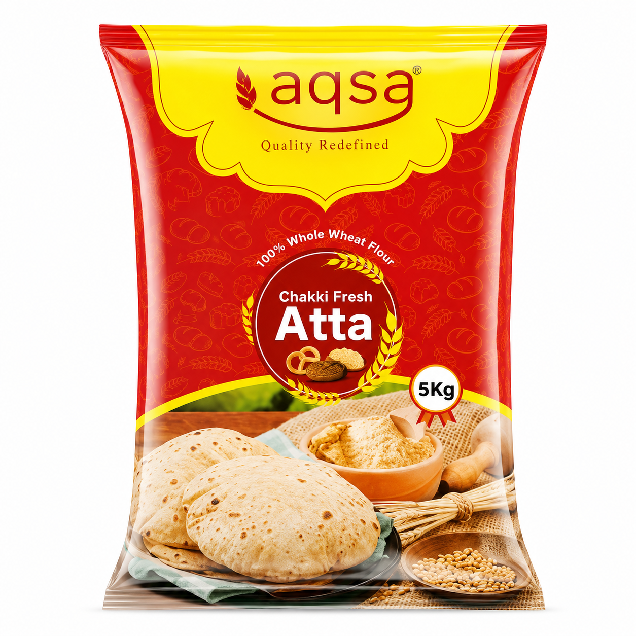 Aqsa Chakki Fresh Atta by Aqsa - wholesale UAE