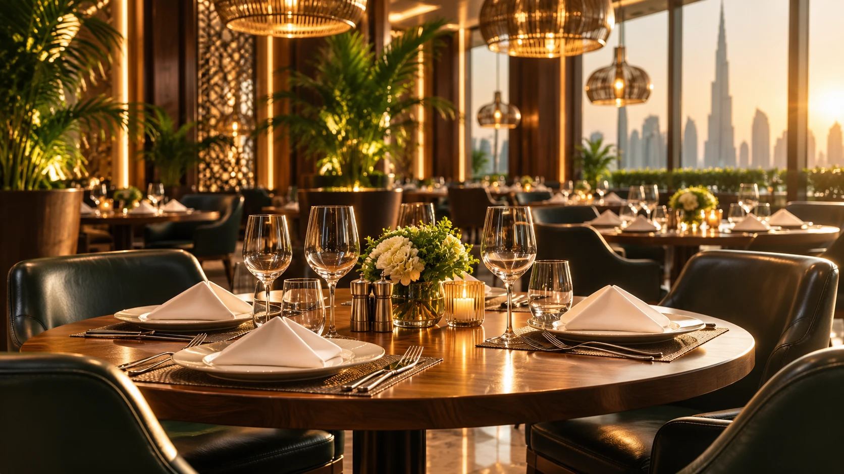 Restaurant dining interior